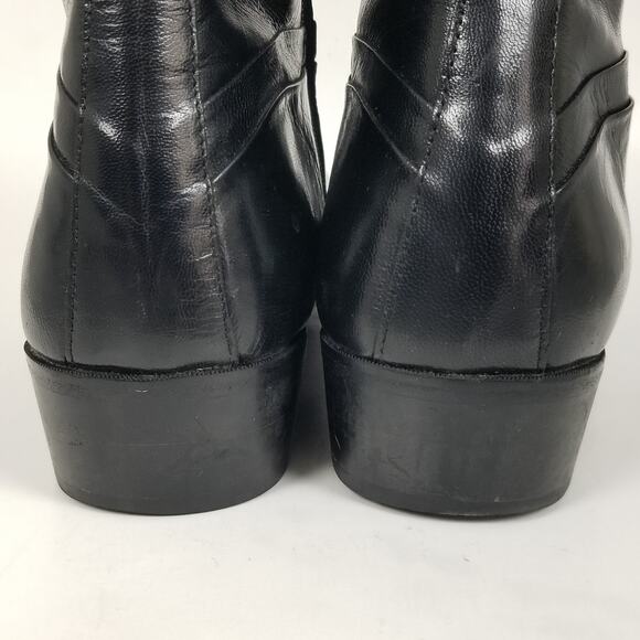 Nunn Bush Ankle Boots Men's 13 Wide Black Leather Beatle Chelsea Retro Classic - Picture 5 of 13